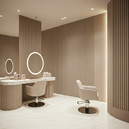 Hair salon inspired imagery